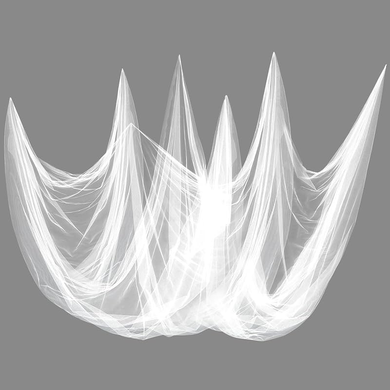Mosquitera de malla ultrafina de 40 x 10 pies, mosquitera para patio, 1 pieza blanca | Transpirable, fácil de cortar, barrera contra plagas de insectos y pájaros, jardín al aire libre/balcón/porche/camas elevadas/protección de árboles