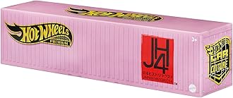 Hot Wheels Premium Car Culture Japan Historics 4 Container Set with 5 1:64 Scale Die-Cast Cars in Collectible & Stackable Storage & Display Container, HRW84