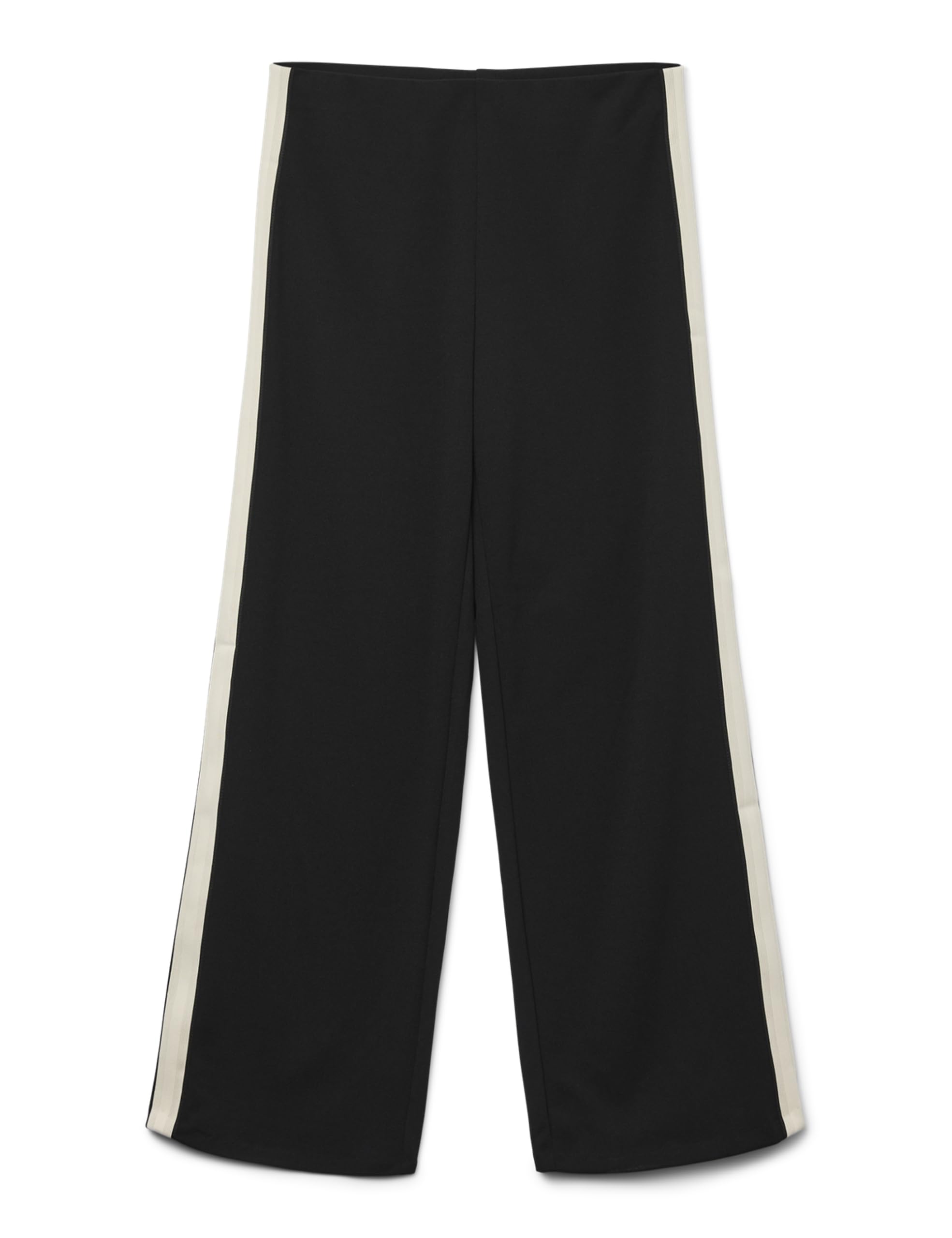 VERO MODA Vmberlin Mw Wide Panel Pant Noos, Black, S / 32L