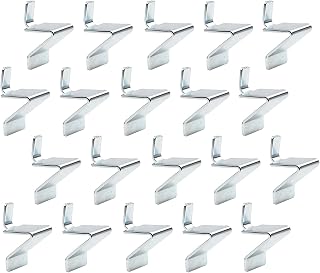 20Pcs Shelf Clips,Compatible with Sandusky Cabinets,Adjustable Heavy Duty Metal Shelving Supports Clip,Fits Most Kinds of Metal Cabinets,Heavy Duty Supports for Office Files,Tools&Storage Organization