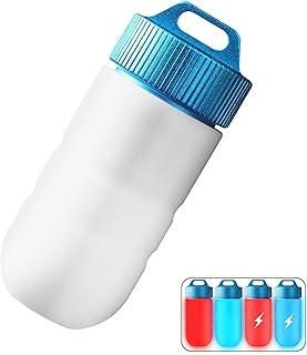 Genwiss Dive Light, Marker Lights for Scuba Diving, Diving Flashlight with Button Batteries, Mini Scuba Tank Waterproof Flashlight for 100M, Portable for Scuba Diving, Snorkeling and Water Sports