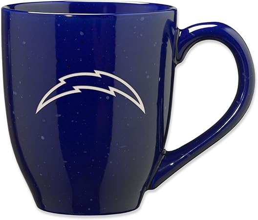Rico Industries NFL Football 16 oz Team Color Laser Engraved Speckled Ceramic Coffee Mug