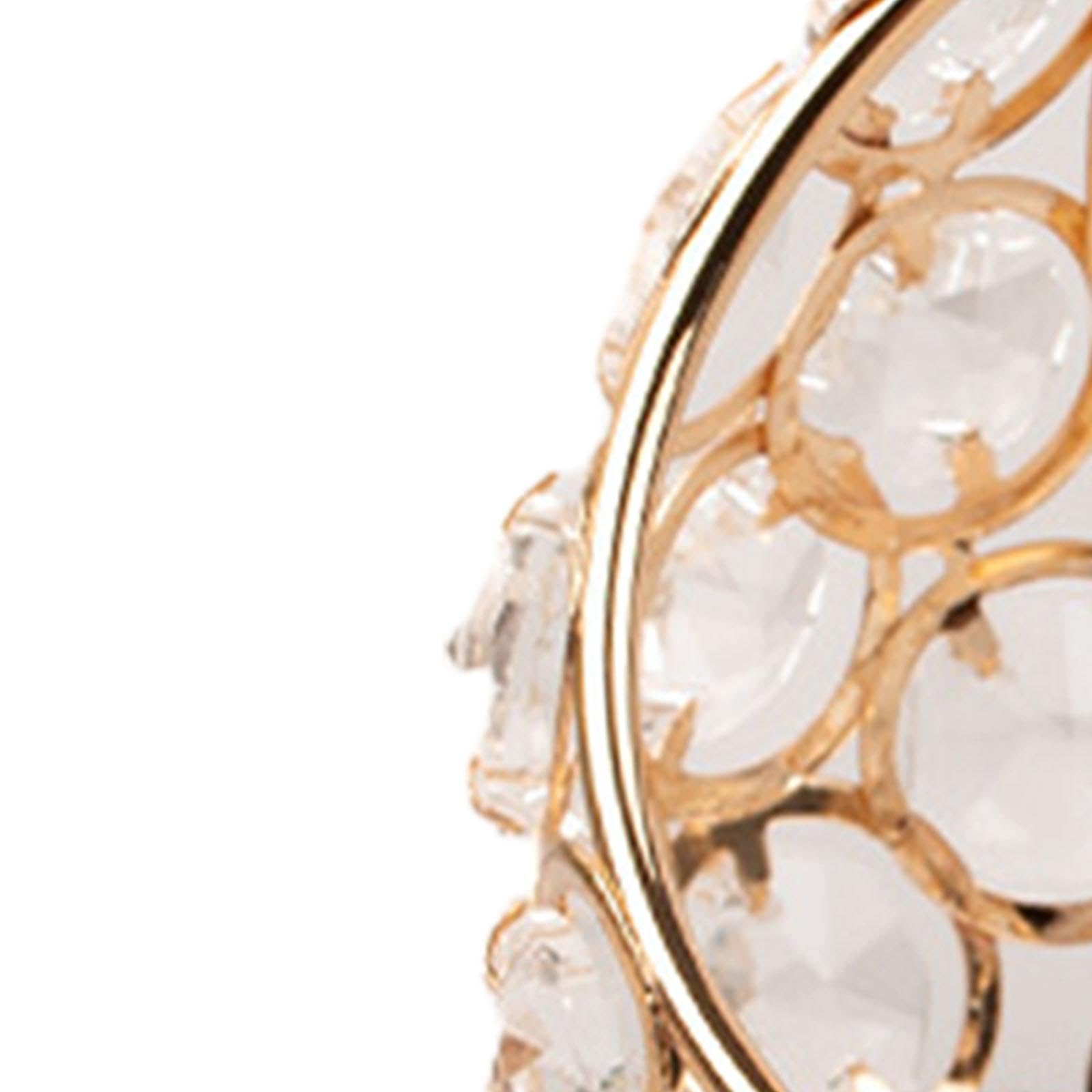 ATORSE Rhinestone Candlestick Home Dinner Mantel Moon Shaped Tealight Candle Holder |Tea Light Candle|Tea Light Holder|Tea Lights|Tea Light Candle Holder|Tea Lights Candles|Tea Light