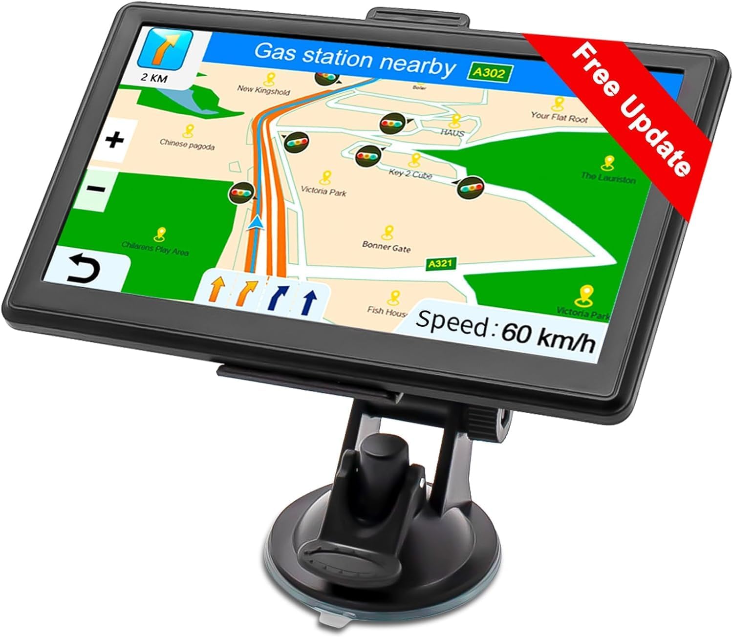 GPS Navigator for Car, 7″...