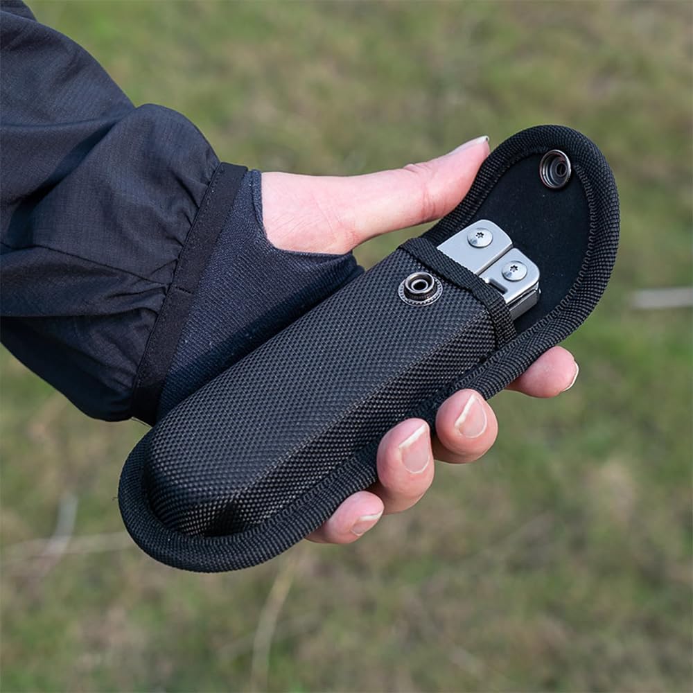 Custodia per Coltelli da Cintura con Passante - Fodero Pieghevole per Lame fino a 16 cm