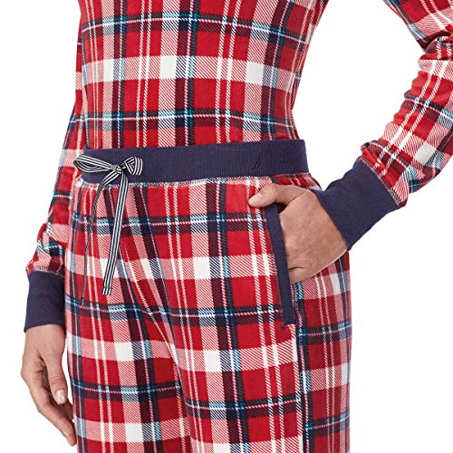 Nautica Ladies' 2-Piece Pajama Set (Xs, Red White Plaid) #TOP4