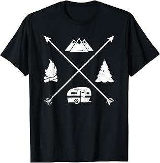 Camping hipster Caravan trailer T-Shirt