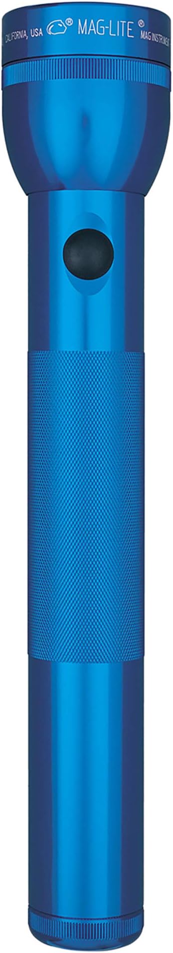 Maglite Heavy-Duty Incandescent 4-Cell D Flashlight Black Blue 3 Cell in Display Box