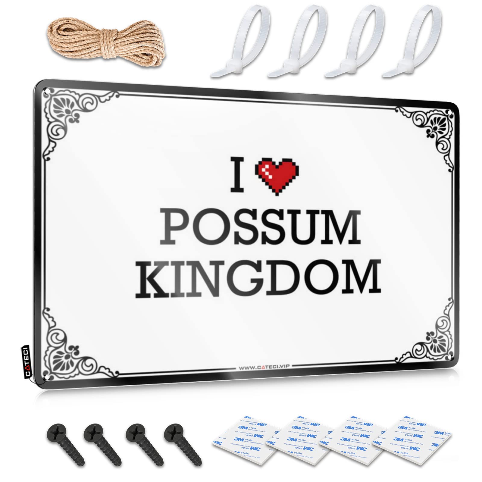 Farmhouse Signs Outside Decor Ready To Hang - I Love Possum Kingdom Soft Area For Home(30X40CM)