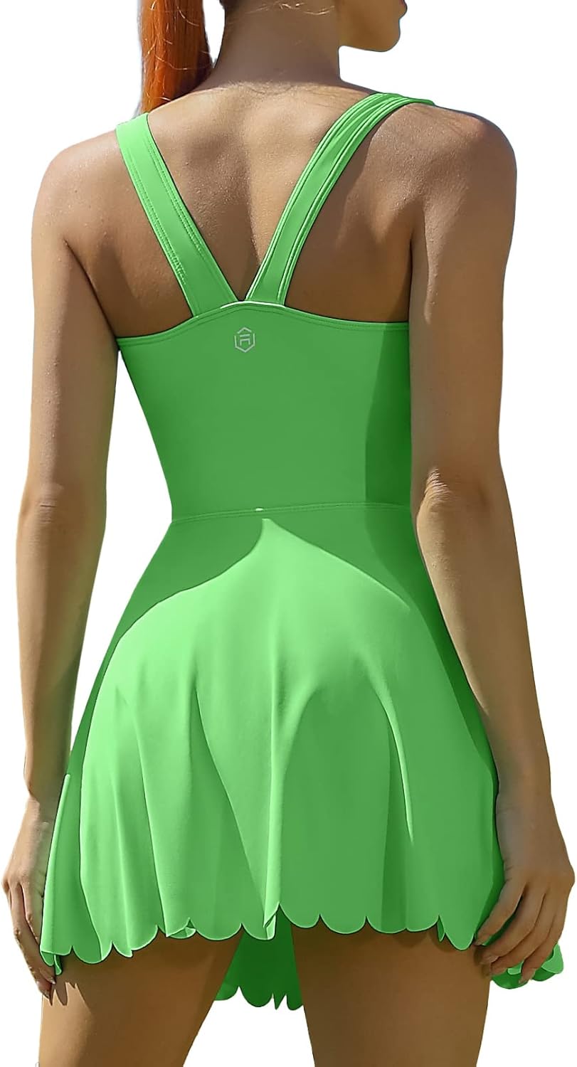 ATTRACO Women Tennis Dress with Shorts Workout Golf Skirts