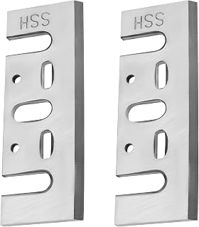 2PCS HSS Planer Blades Replacement Woodworking Planer Blade Compatible with DeWalt N556874 DCP580 Compatible with Makita 1001 1100 1125