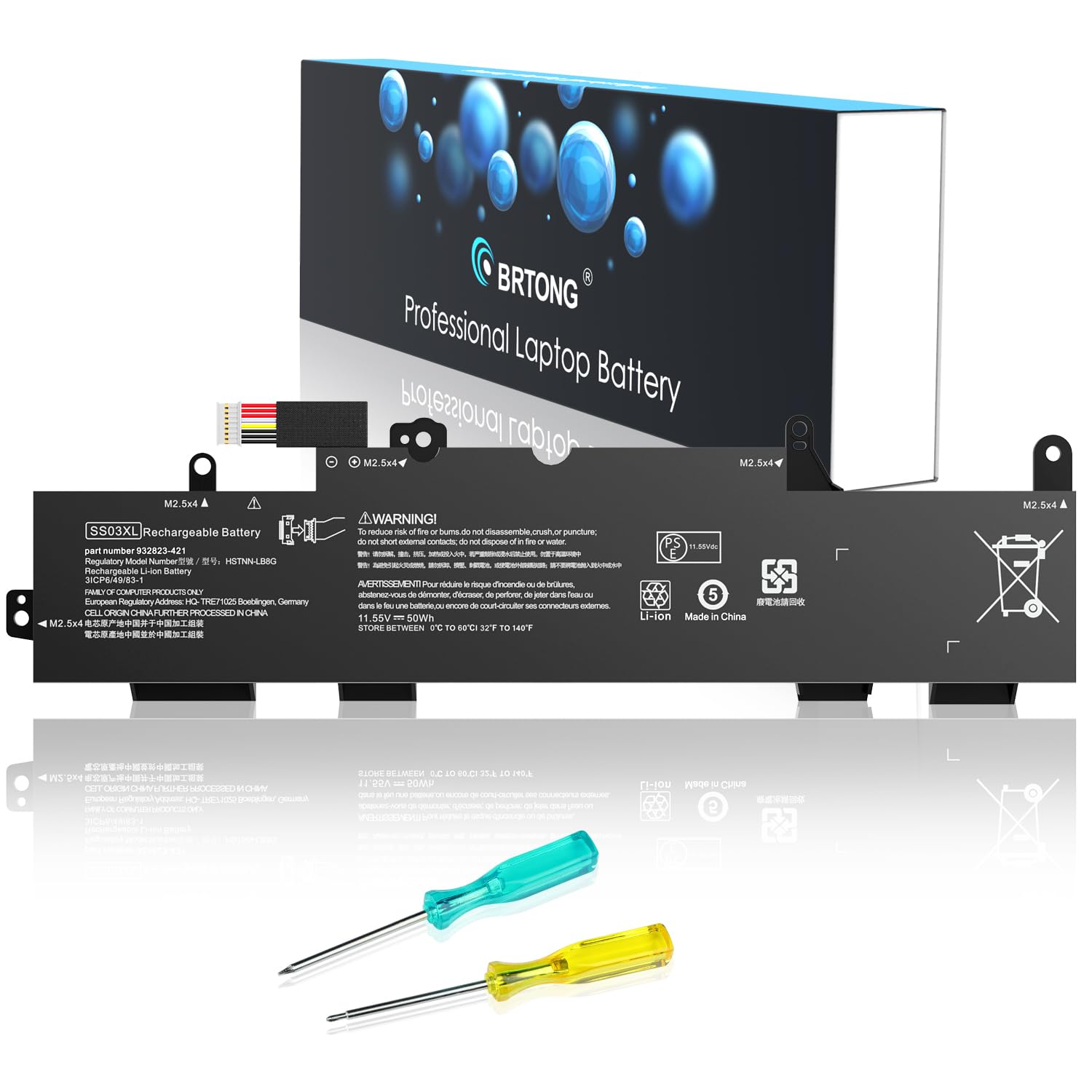 HSTNN-LB8G SS03XL Batterie de Remplacement pour HP EliteBook 735 745 730 740 830 846 G5, 735 745 840 830 G6 ZBook 14U G5 G6 Series 932823-421 933321-855 HSS. N-I13C- 4 HSN-I12C HSN-I16C HSN-I17C-4