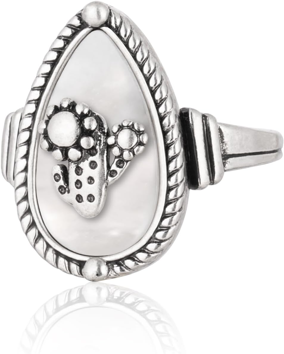 Montana West Wrangler Western Couture's Bohemian Turquoise Cuff Ring for Women Cowgirl Size 7