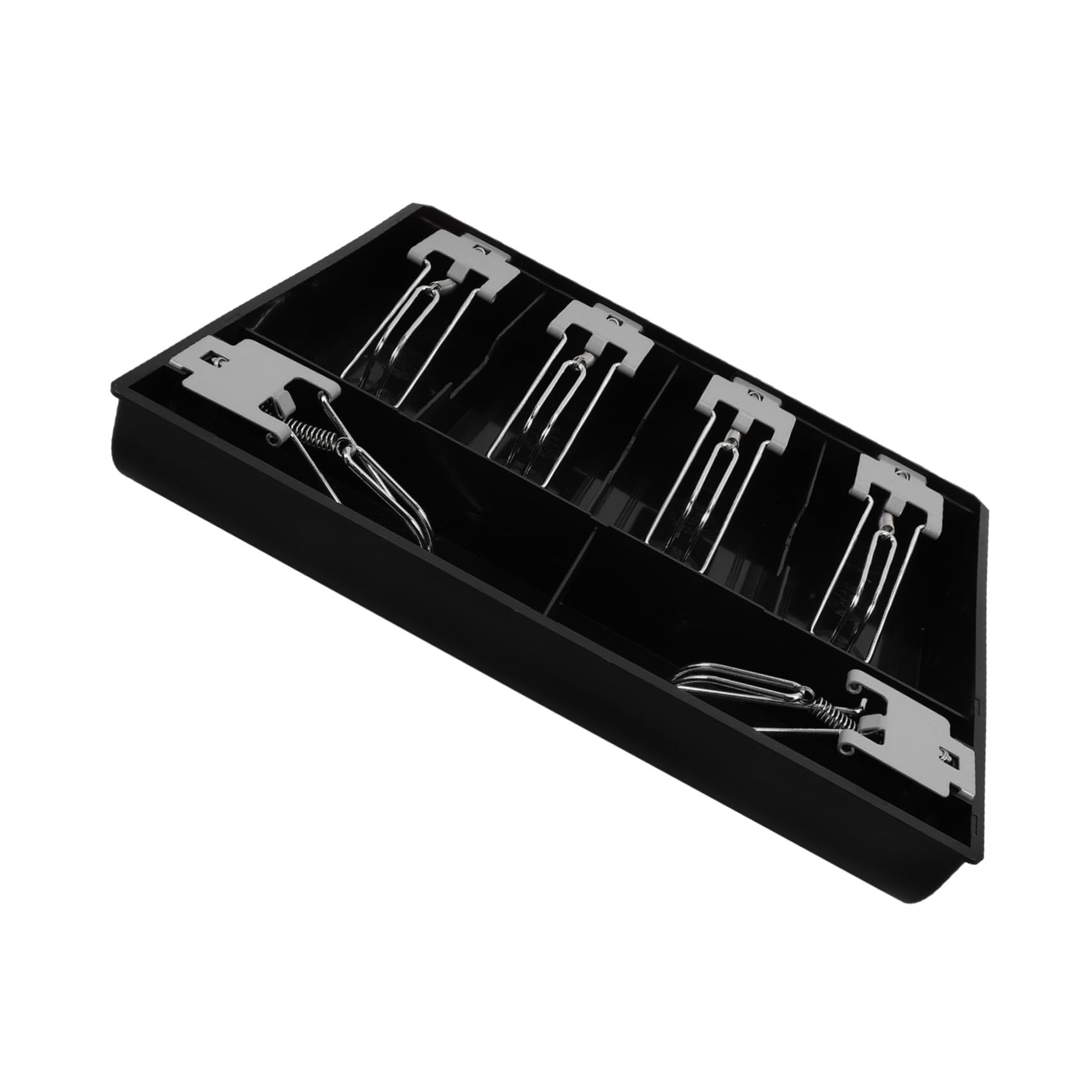 Angoily Caja Registradora Portátil de Compartimentos para Dinero y Monedas Organizador Clips para Tiendas y Oficinas