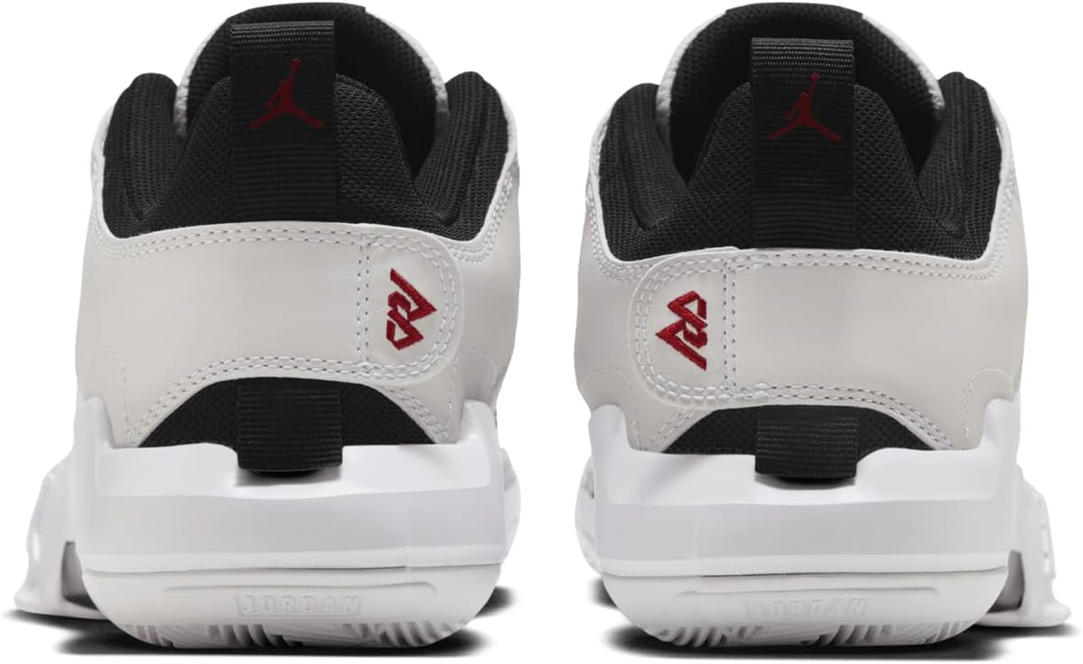 NIKE Jordan One Take 5 Big Kids' Shoes (FD2338-106, White/Black/University Red) Size 5