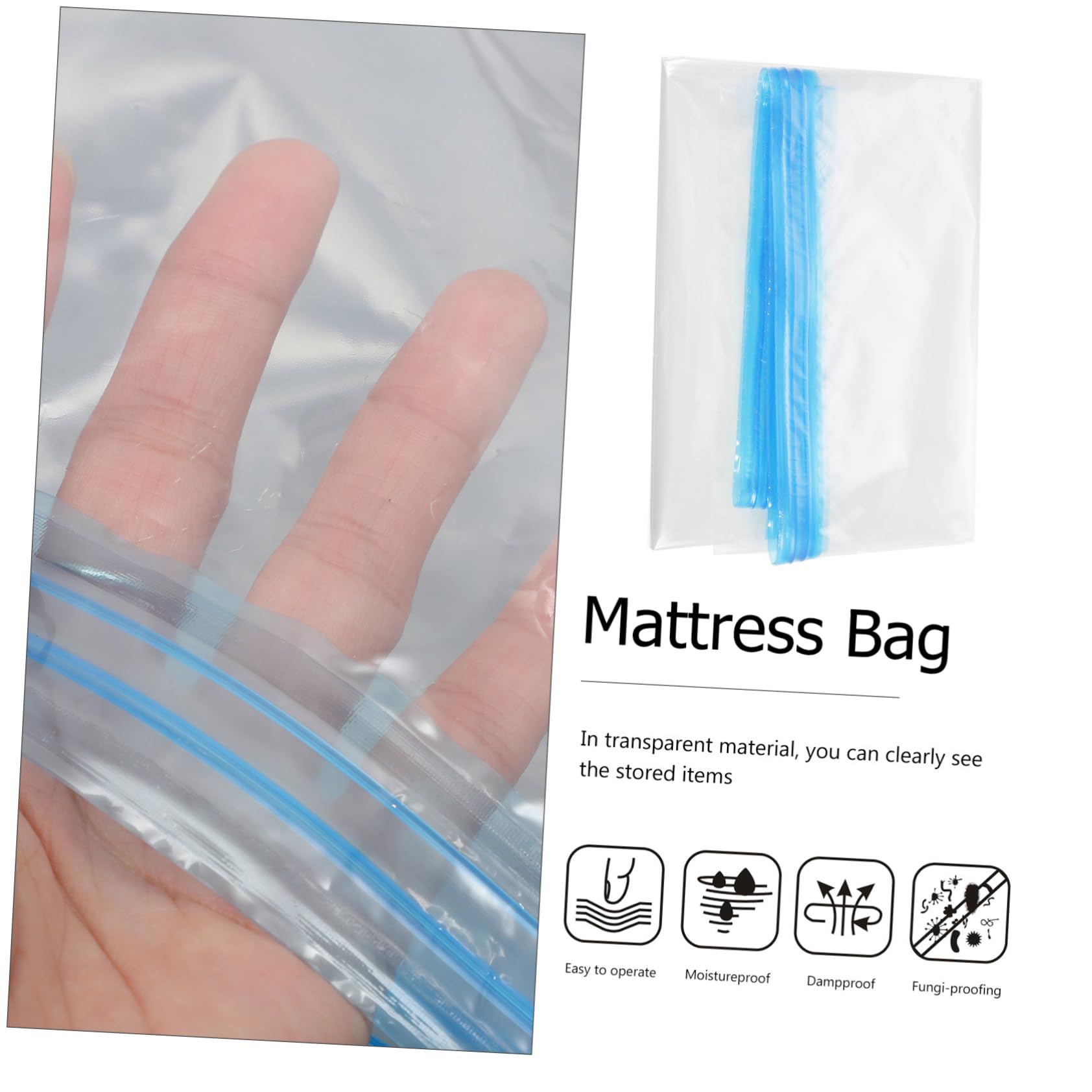 Matratzen Vakuumbeutel für Umzug, Wiederverschließbar, Große Größe