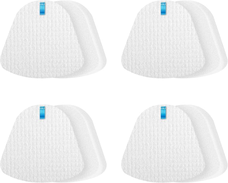4 Foam&Felt Filters Replacement for Shark Navigator Lift Away Vacuum NV350 | Also for Shark Upright Vacuum Cleaner NV350 NV351 NV352 NV355 NV356E NV357 NV360 NV370 UV440 UV540 CU500, Parts XFF350 XHF350