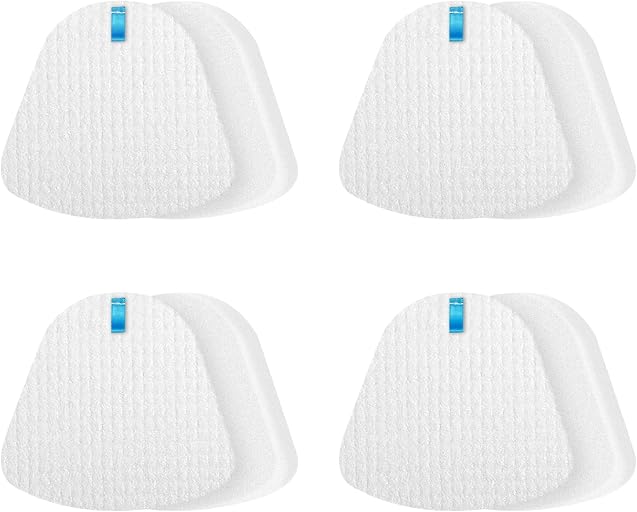 4 Foam and Felt Filters for Shark Vacuum Navigator Lift Away Filter Replacement ZU503AMZ NV350 NV351 NV352 NV355 NV356E NV360 NV370 NV391 UV440,UV490 UV500 UV540 UV550 CU500 XFF350 XHF350