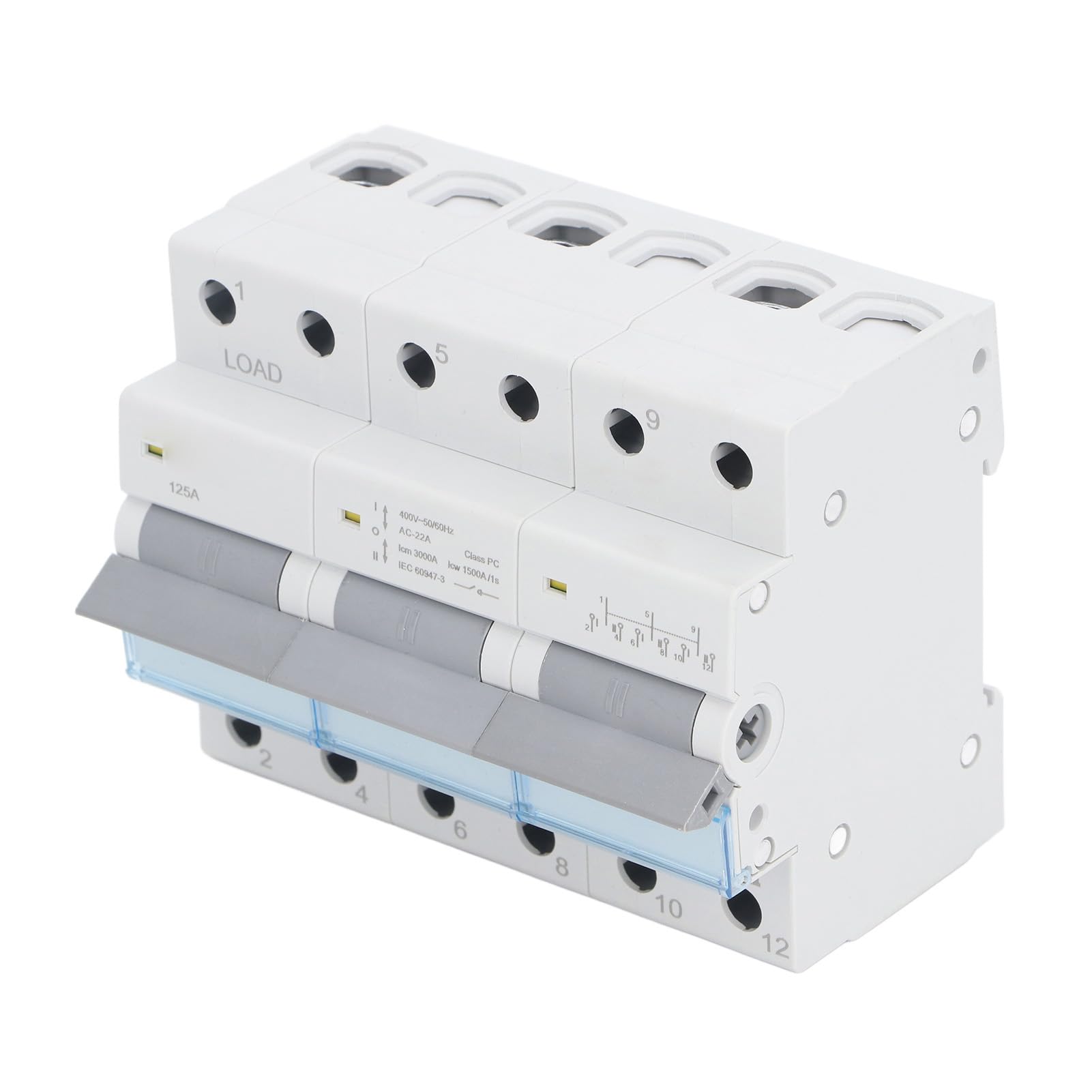 Interruttore Isolatore CC SEG-125 125A 400 V Interruttore Automatico per Array Fotovoltaico Sezionatore CC con Varie Protezioni per di Energia Solare