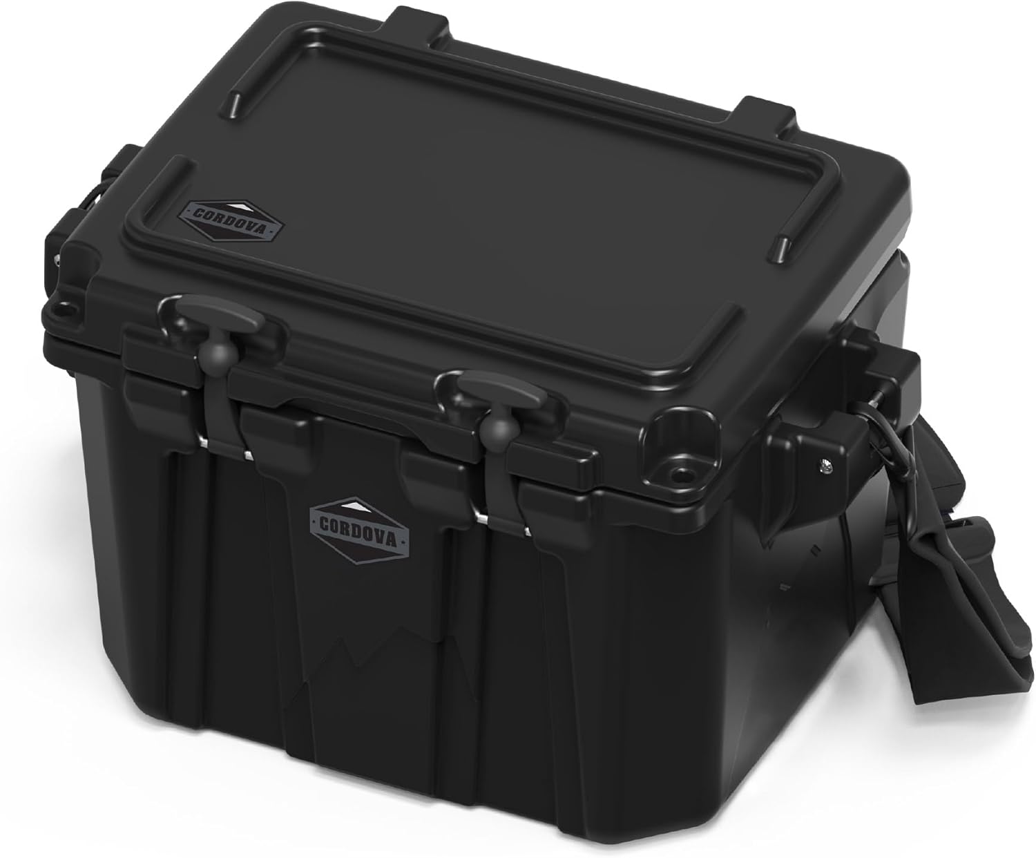 Cordova Outdoors Basecamp Class Hard Cooler - Insulated, Rotomolded Ice Chest, Obsidian, 20 qt