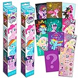 My Little Pony Poster Mystery Set ~ Bundle Includes 4 My Little Pony Wall Posters with Stickers (My Little Pony Room Decor for Kids Boys Girls)