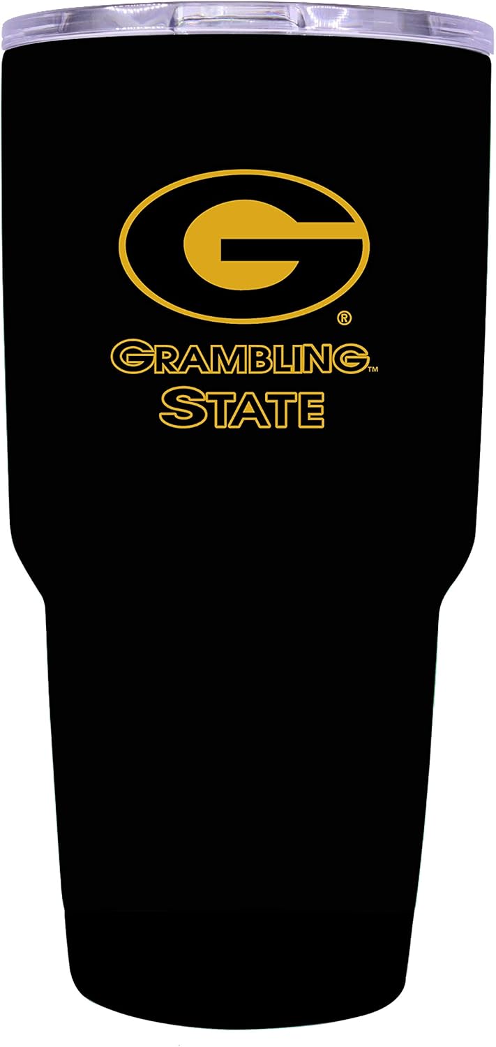 R and R Imports Grambling State Tigers 24 oz Insulated Stainless Steel Tumbler Red Officially Licensed Collegiate Product