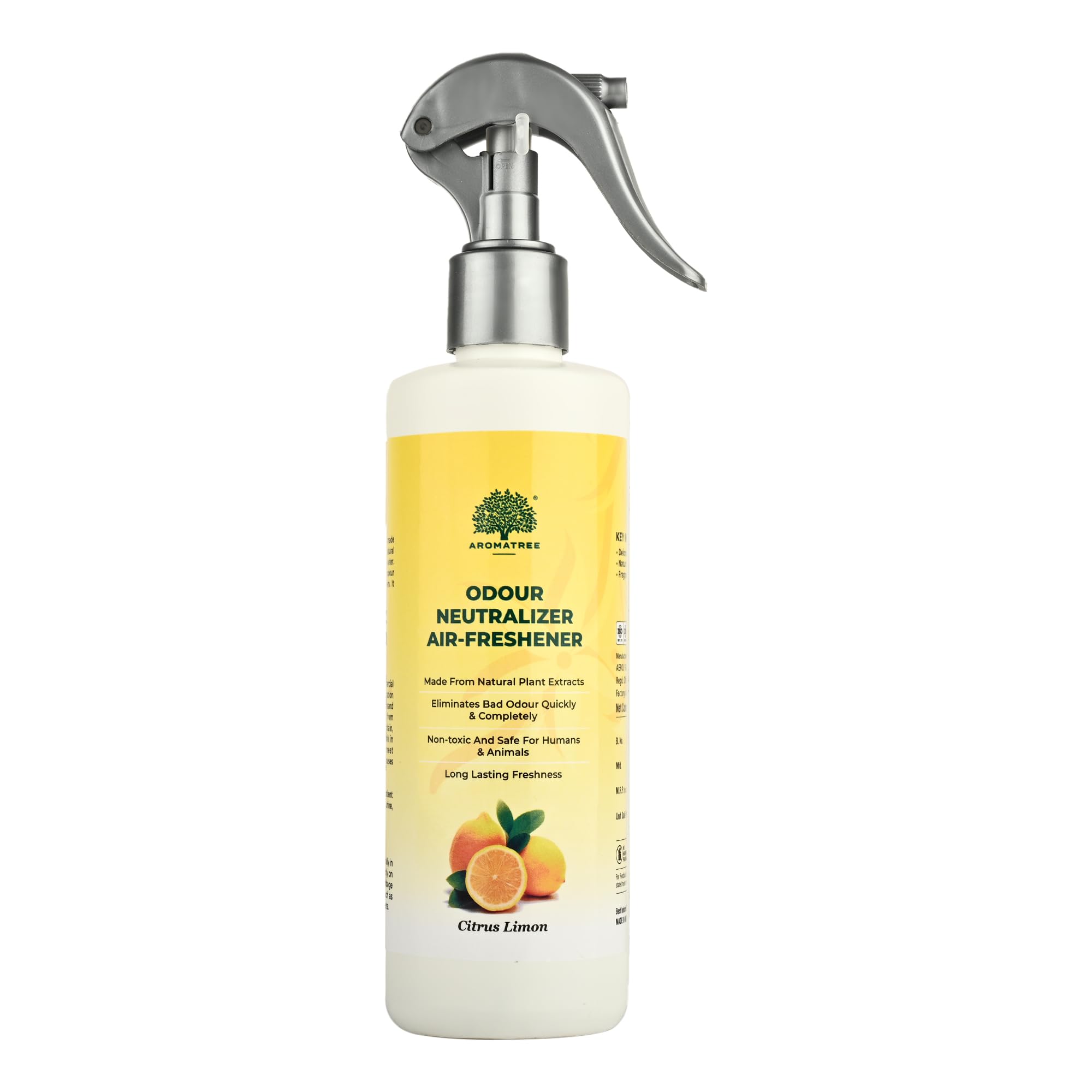 Odour Neutralizer Air Freshener Spray – Citrus Limon | Eliminates Bad Smells | Natural Plant-Based, Non-Toxic | Long-Lasting Fragrance for Home, Car & Office-image-12