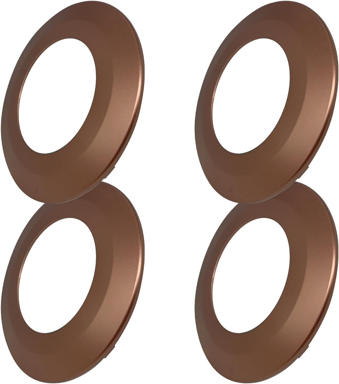 Soliseed Trim Ring for 5/6 Inch 3000K Retrofit Downlight, Bronze Can Light Trim Cover+5/6 Inch LED Can Lights Length Adjustable Recessed Lights,4-Pack