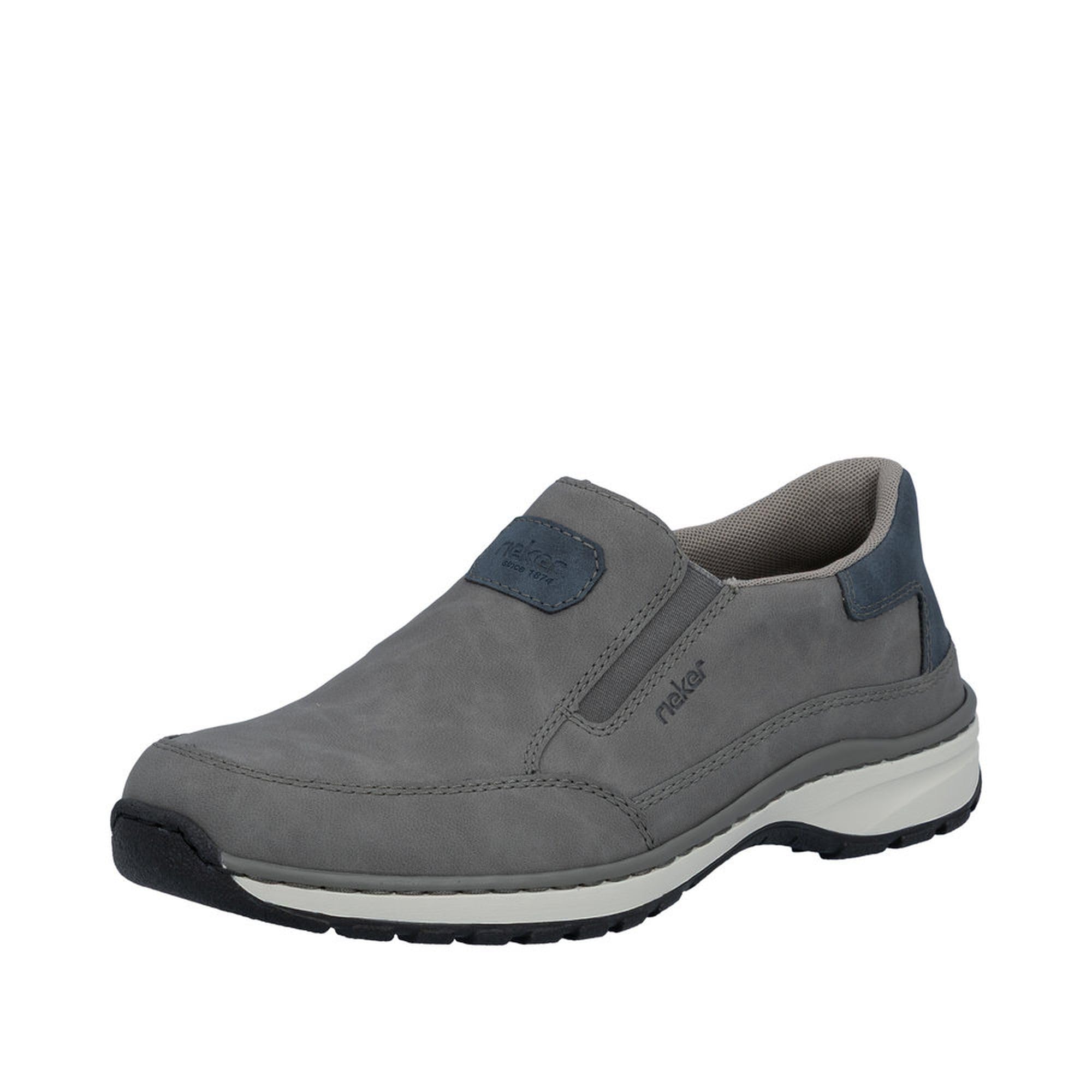 Rieker Herren 03365 Slipper Grau 40
