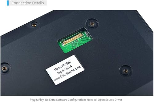 Miniatura 8 de Pantalla LCD eDP de 7 pulgadas con Cap-Touch (HD702E), Trabajo con NanoPC-T4