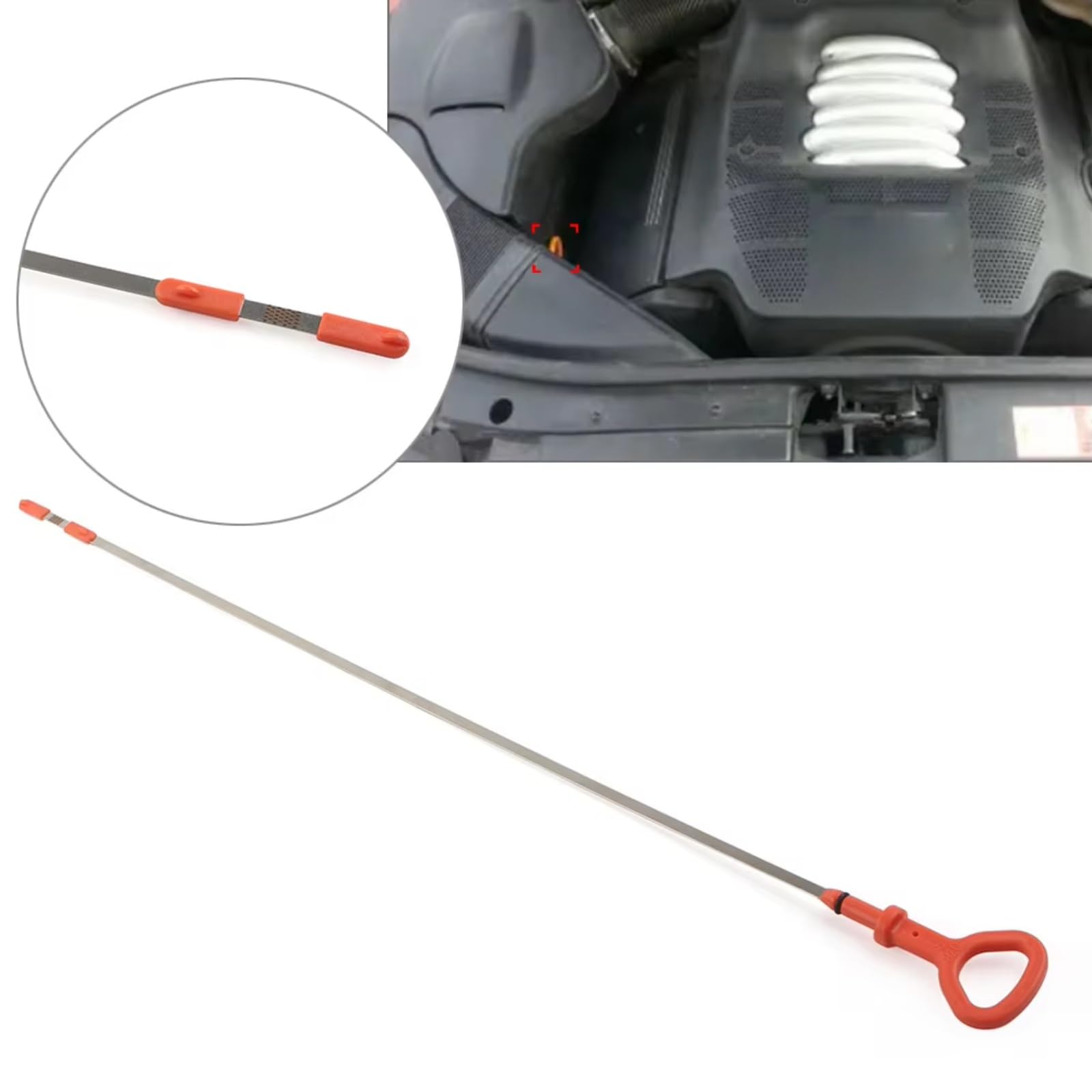 Asta di Livello Olio Motore per Audi A6 Quattro V6 Anni 2000 e 2001. Accessori di Ricambio per Asta di Livello Olio Motore. Codice OEM: 078115611S