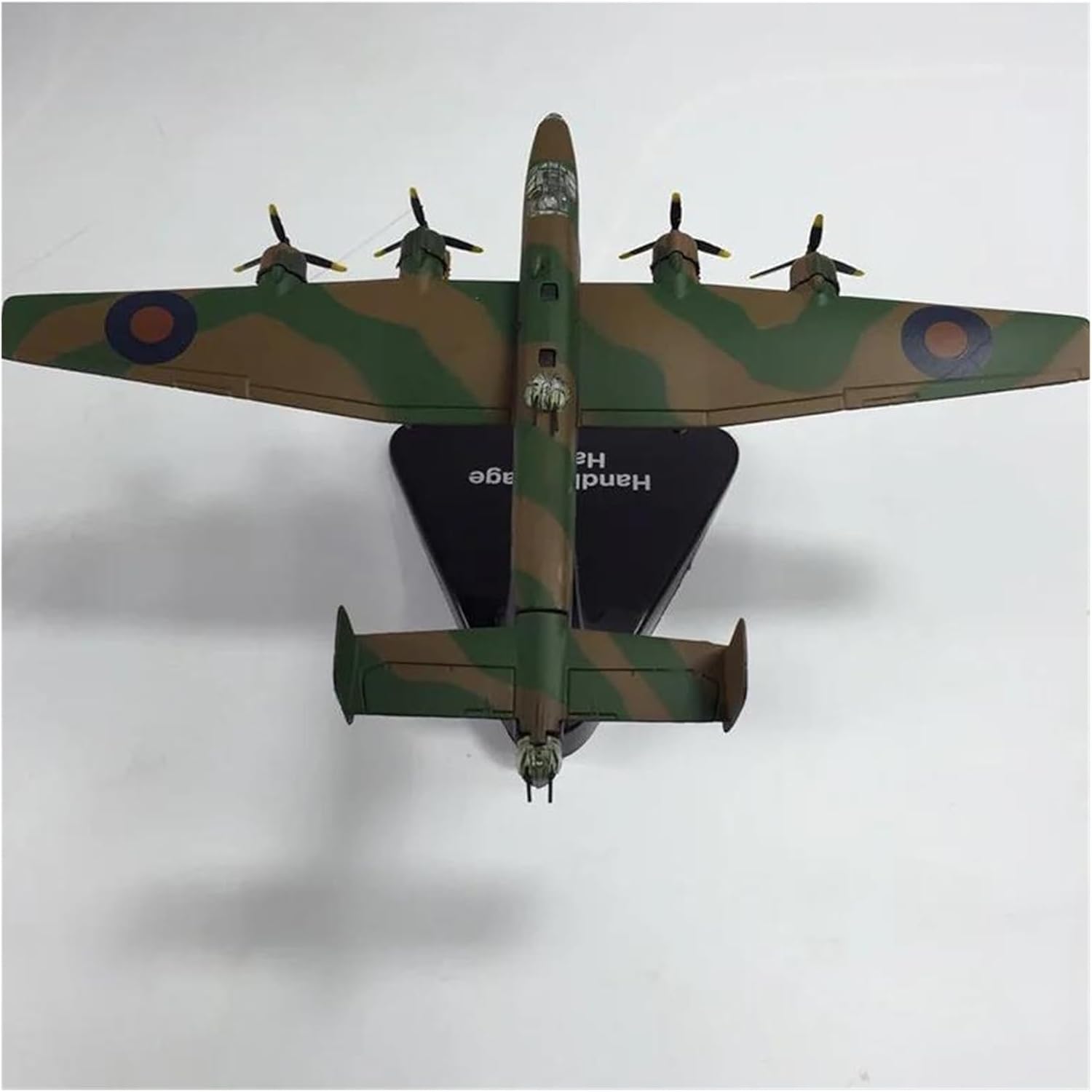 Scale Airplane 1:144 for Halifax Bomber Aircraft Diecast Alloy Fighter Plane Model Science Popularization Prop Suitable for Decoration