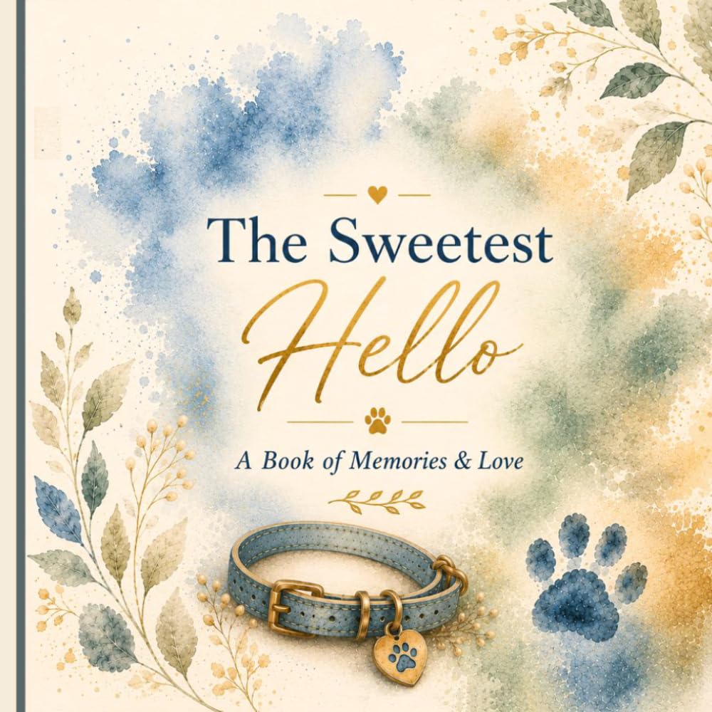 The Sweetest Hello: A Gentle Pet Memorial Book of Memories, Love & Forever Paw Prints