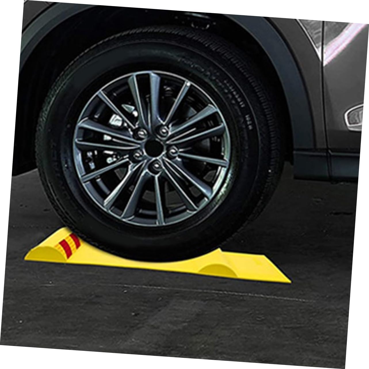 Car Wheel Chock Tire Support Pad Heavy Duty Trailer Chocks for Rvs Motorcycles Vehicles Durable TPR Material Reliable Traction for Parking Stability