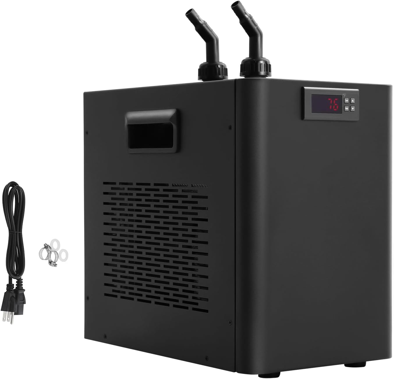 Aquarium Chiller 47Gal 1/10HP Fish Tank Chiller Water Chiller for Aquarium with Compressor Refrigeration (160L/47.27Gal)