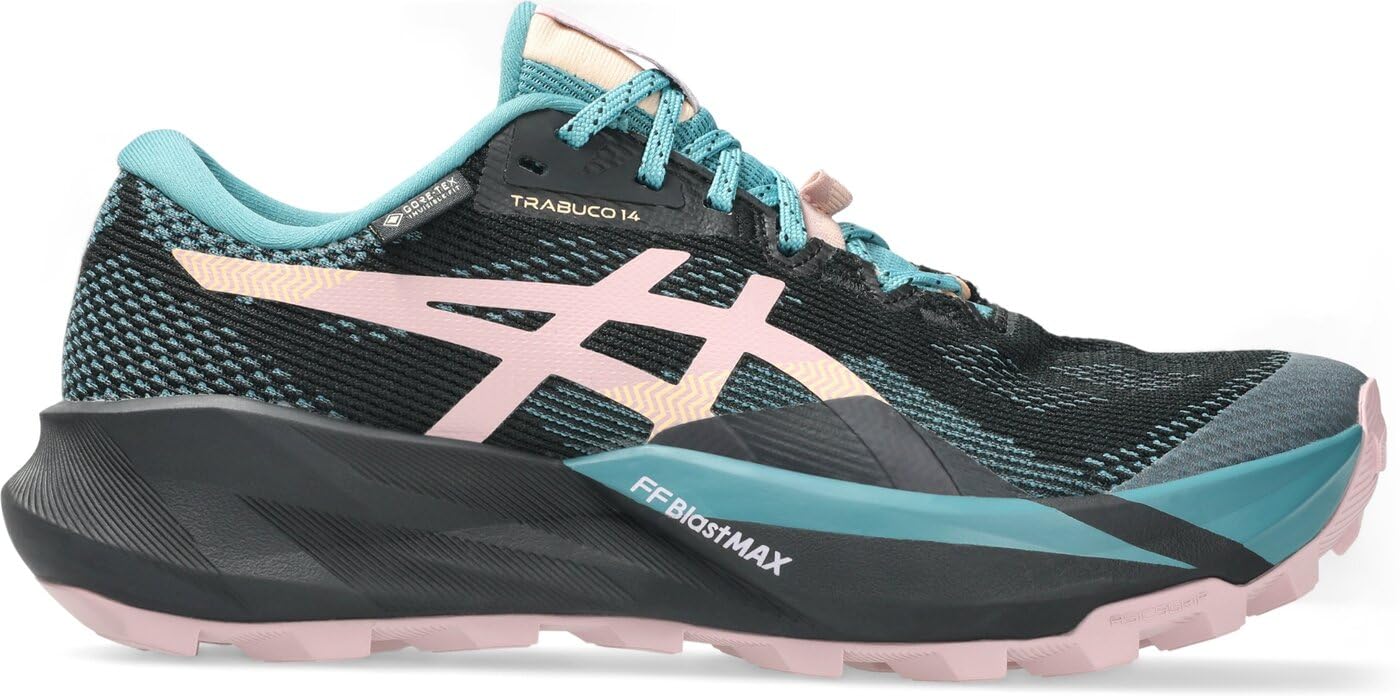 ASICS Womens Trabuco 14 GTX Sneaker, Black Morganite, 3.5 UK