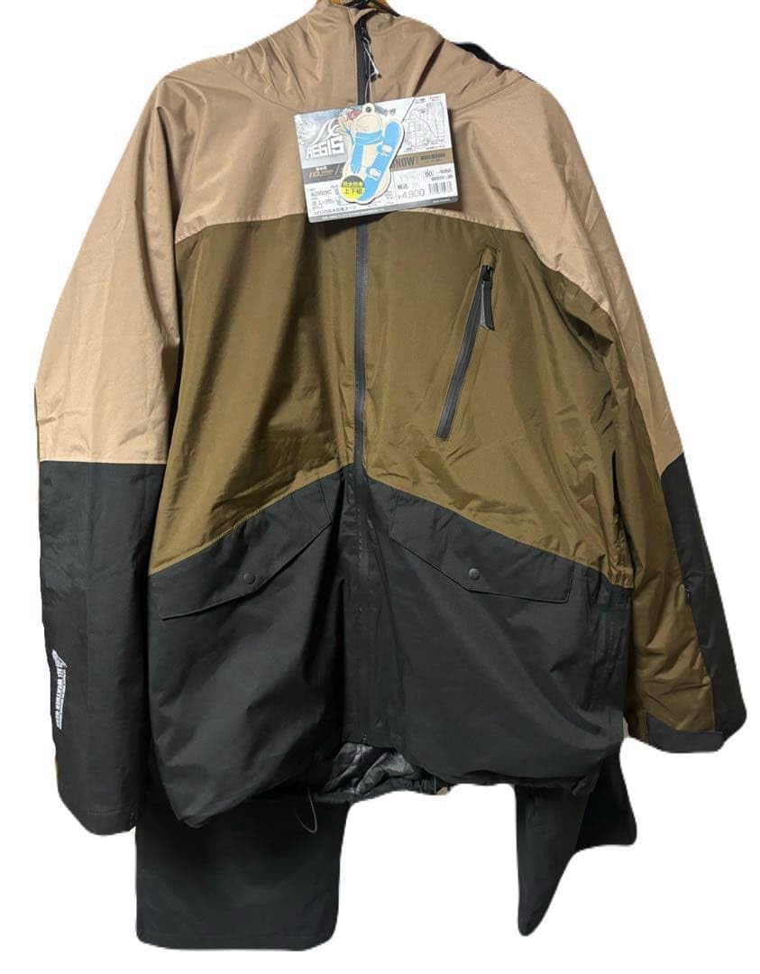 公式 ワークマン イージス防水防寒スーツ SNOW LLサイズ スノー