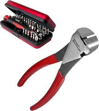 StewMac Guitar Tech 36 Piece Screwdriver Set + Fret Cutter Bundle, Professional Luthier Guitar Repair Tools