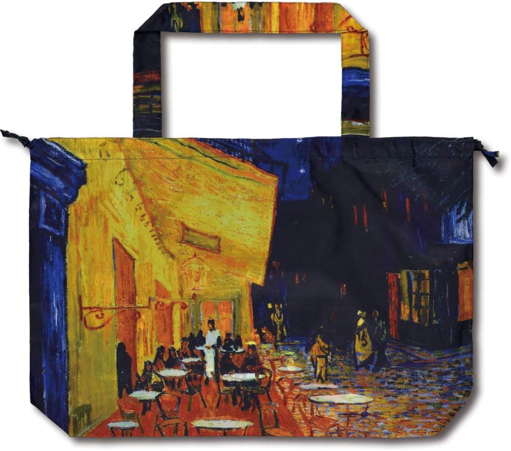 USPOWER AU-01007 Famous Art Rain Bag Cover, Van Gogh Cafe Terrace at Night