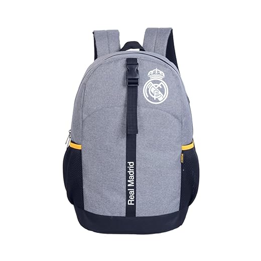 Mochila Real Madrid Esportiva Cinza