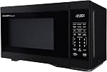 SHARP Countertop Microwave Oven with Removable 12.4" Carousel Turntable, 1000 Watt, 1.1 Cubic Feet, Black