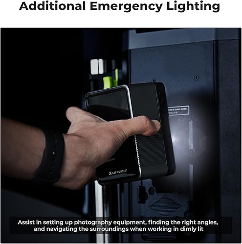 Miniatura 7 de K&F CONCEPT Batería de montaje en V de 99 Wh con carga rápida PD100W 14.8V6700mAh Mini batería de montaje en V con D-Tap, DC, USB-C dual, USB-A,