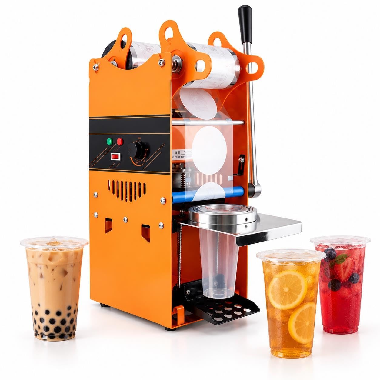Máquina Selladora De Tazas For Té De Burbujas, Eléctrica