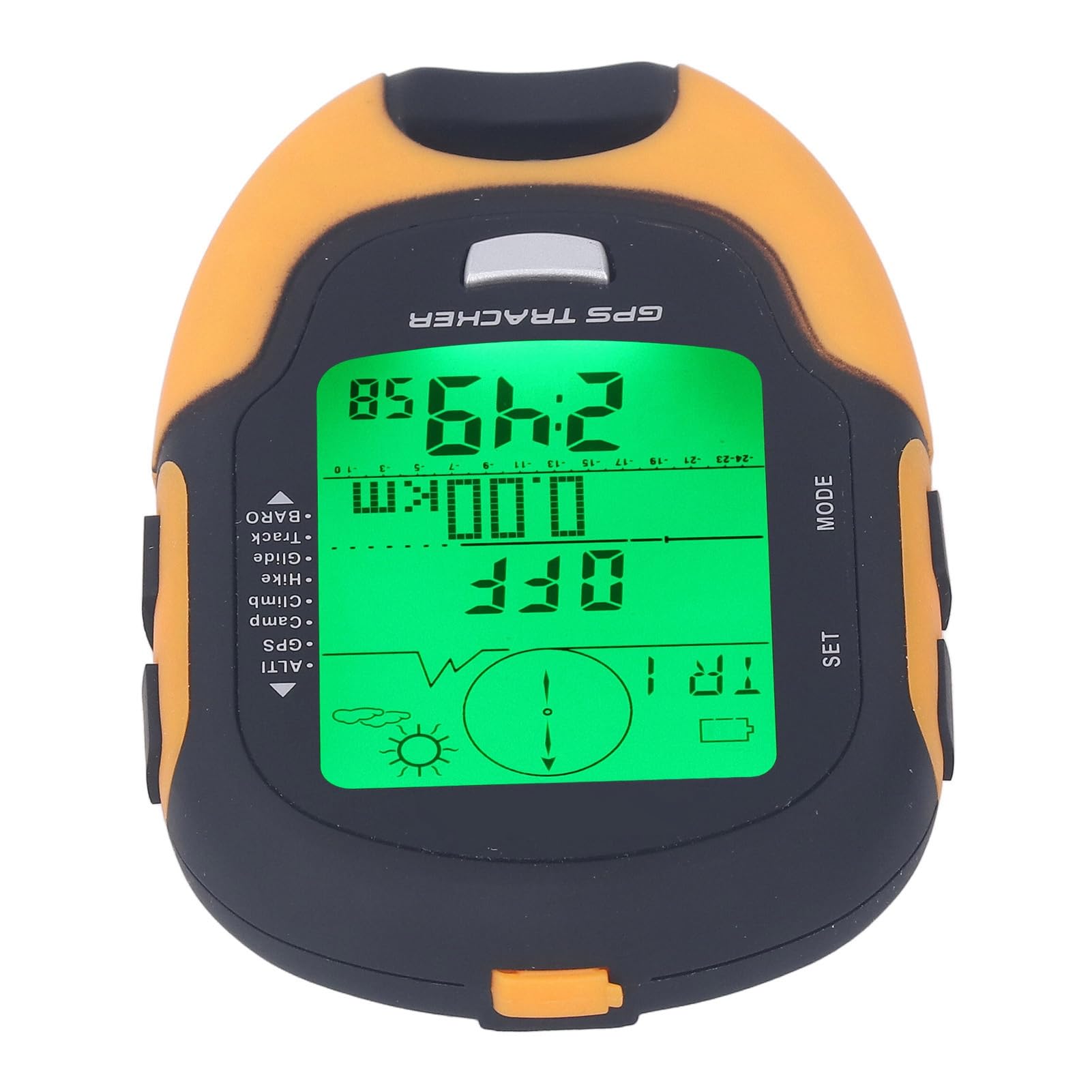 Medidor GPS Multifunción para Camping con Altímetro Barómetro Brújula Termómetro y Higrómetro Sensor Impermeable IPX4 Precisión Alta
