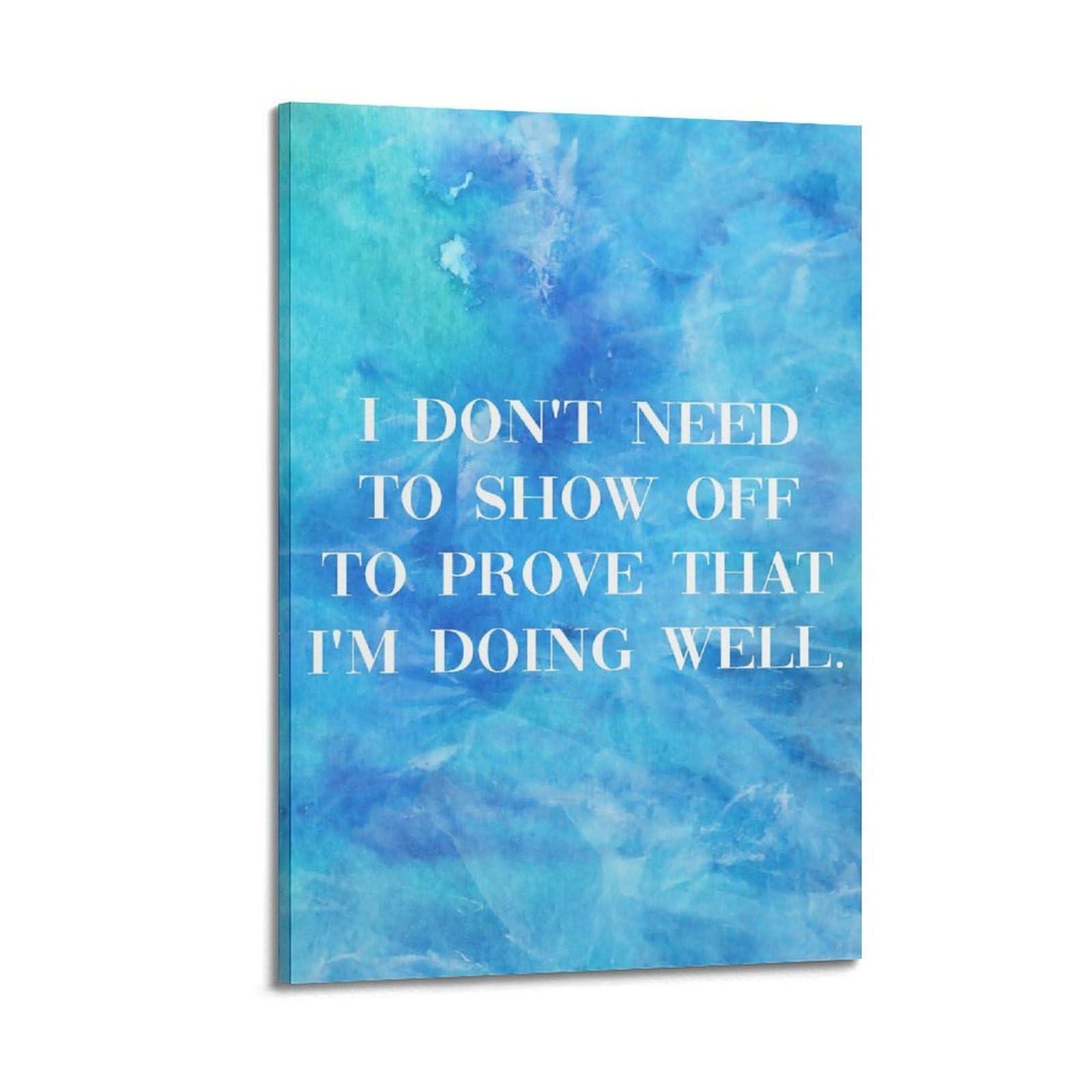 Poster inspirant impression sur toile decorative de qualite superieure 60x90