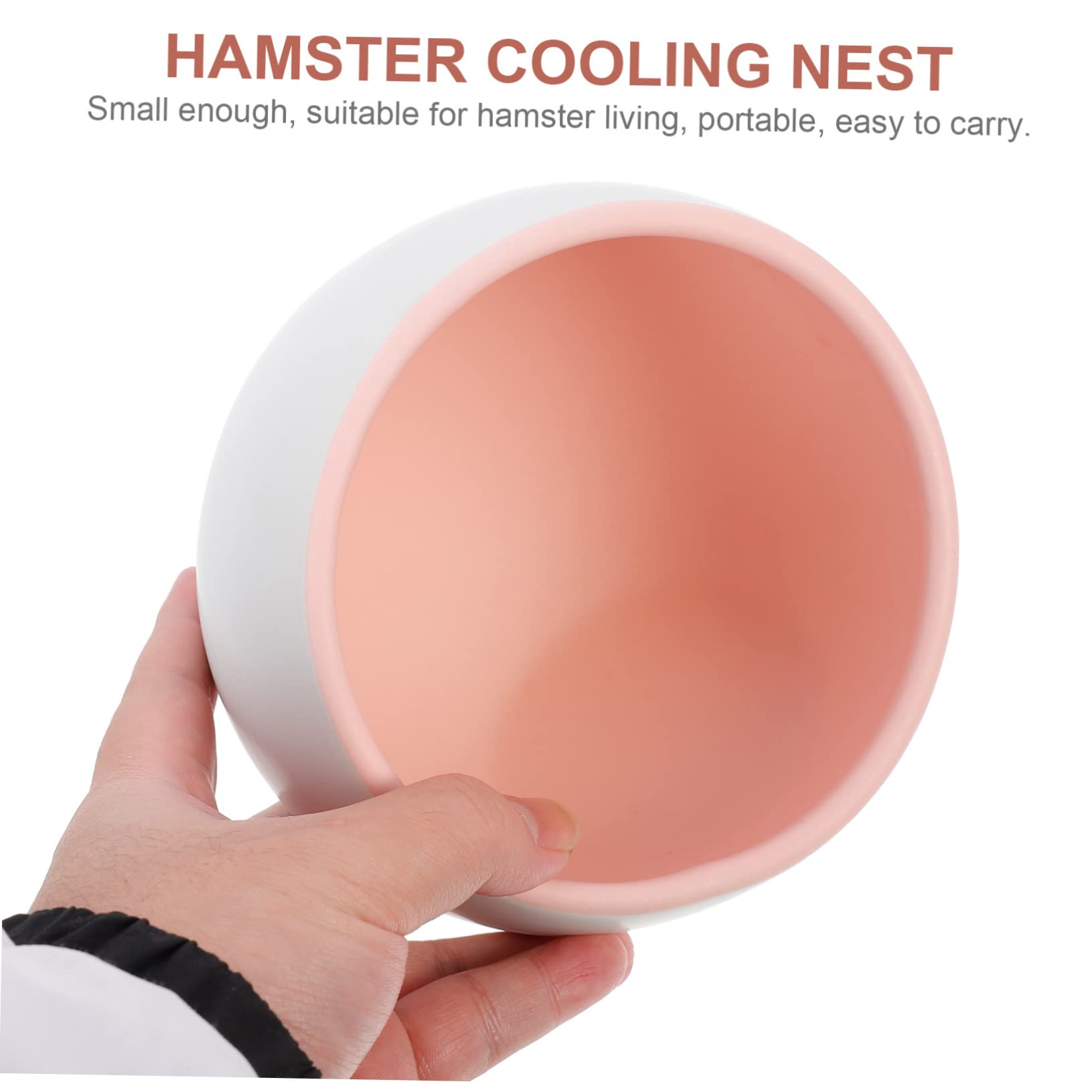 Nido Cerámico para Hámster Pequeños Refrescante y Duradero Cama para Mascotas con Material Ecológico para Descanso Cómodo