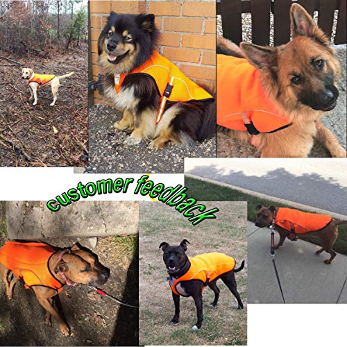 Smartelf Dog Cooling Vest,Dog Cooling Coat,Evaporative Swamp Cooler Jacket Safety Reflective Vest For Large Dogs Walking Outdoor Hunting Training Camping Orange-Xl #TOP6