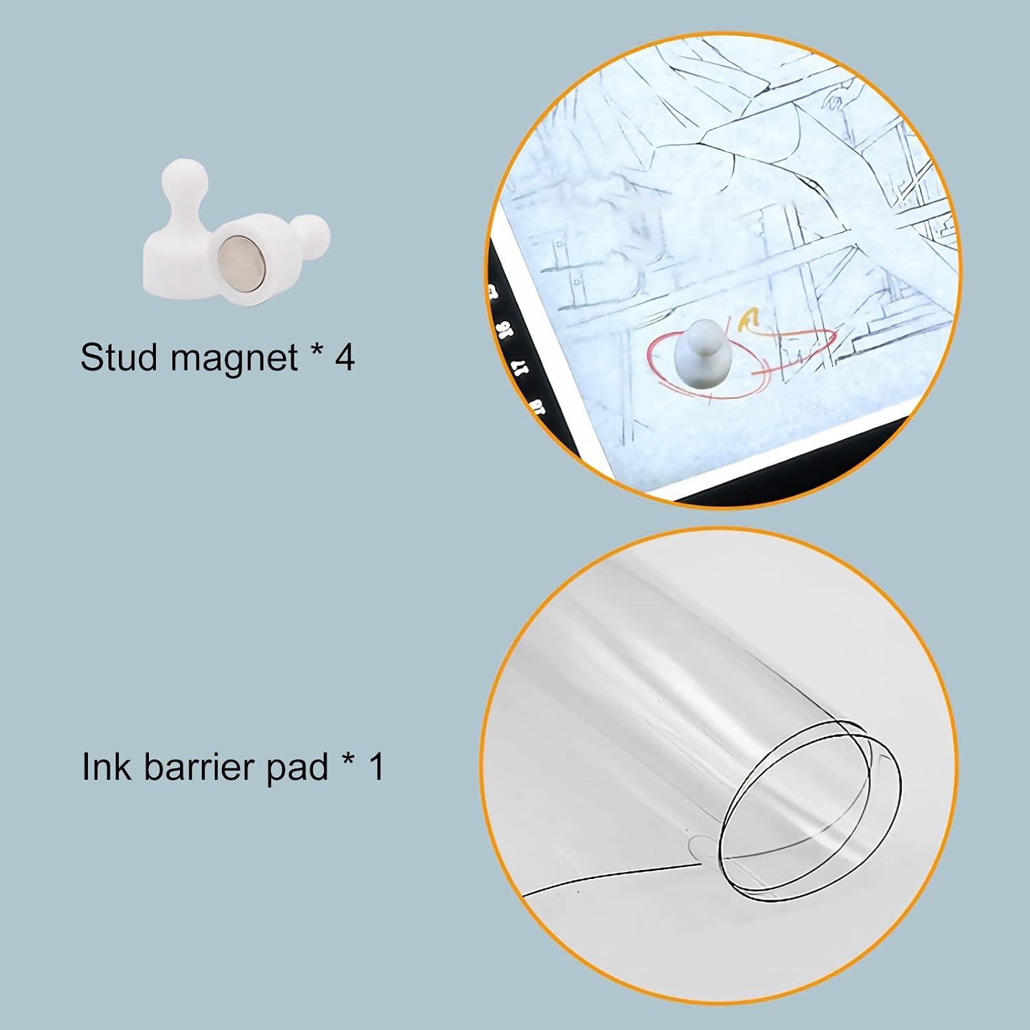A2 Rechargeable Light Box for Tracing, USB Powered, Magnetic Adjustable Brightness Copy Board for Weeding Vinyl, Drawing, Tattoo, Sketching, Animation, Diamond Drawing, Watercolor Drawing