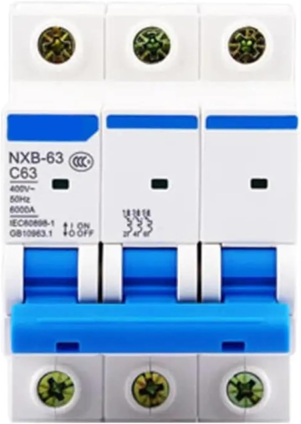 NXB-63 3P C63 710024000000169 3P | 63A | C | 6kA NXB-63 Miniature Circuit Breaker