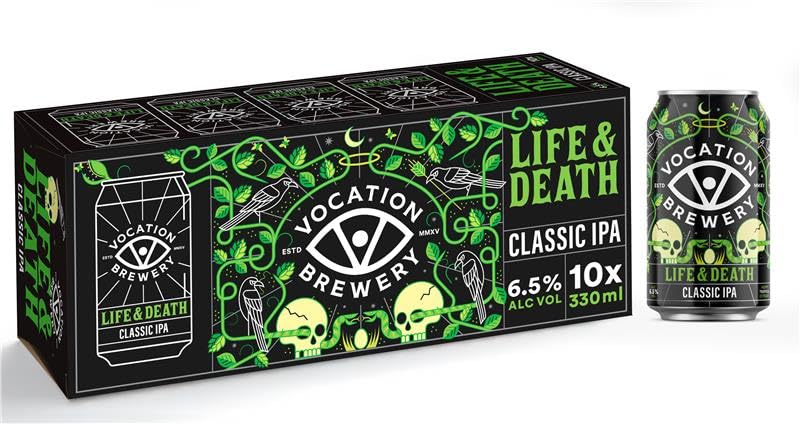 Vocation Brewery | Life & Death 6.5% Classic IPA | 10 x 330ml | Hoppy Craft Beer